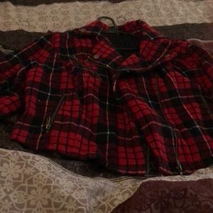 Red & Black Motto Jacket